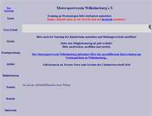 Tablet Screenshot of msv-wilhelmsburg.de